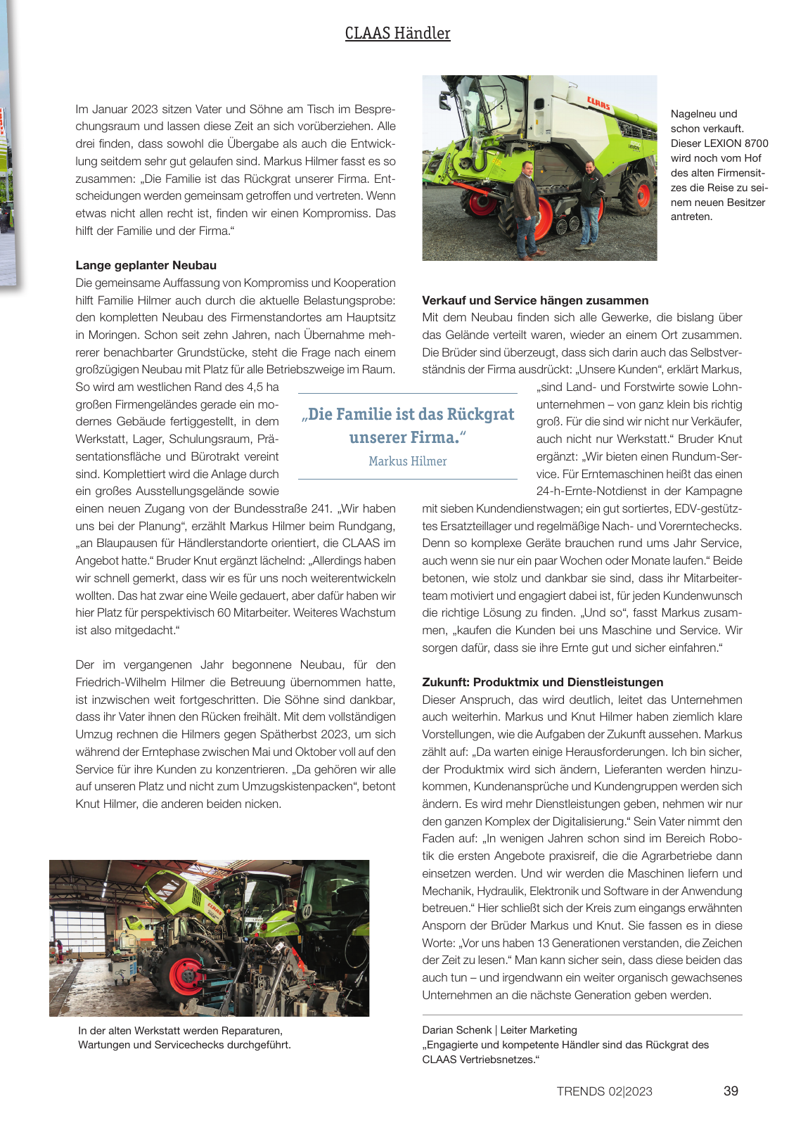 Vorschau CLAAS Trends 2-2023 Seite 39