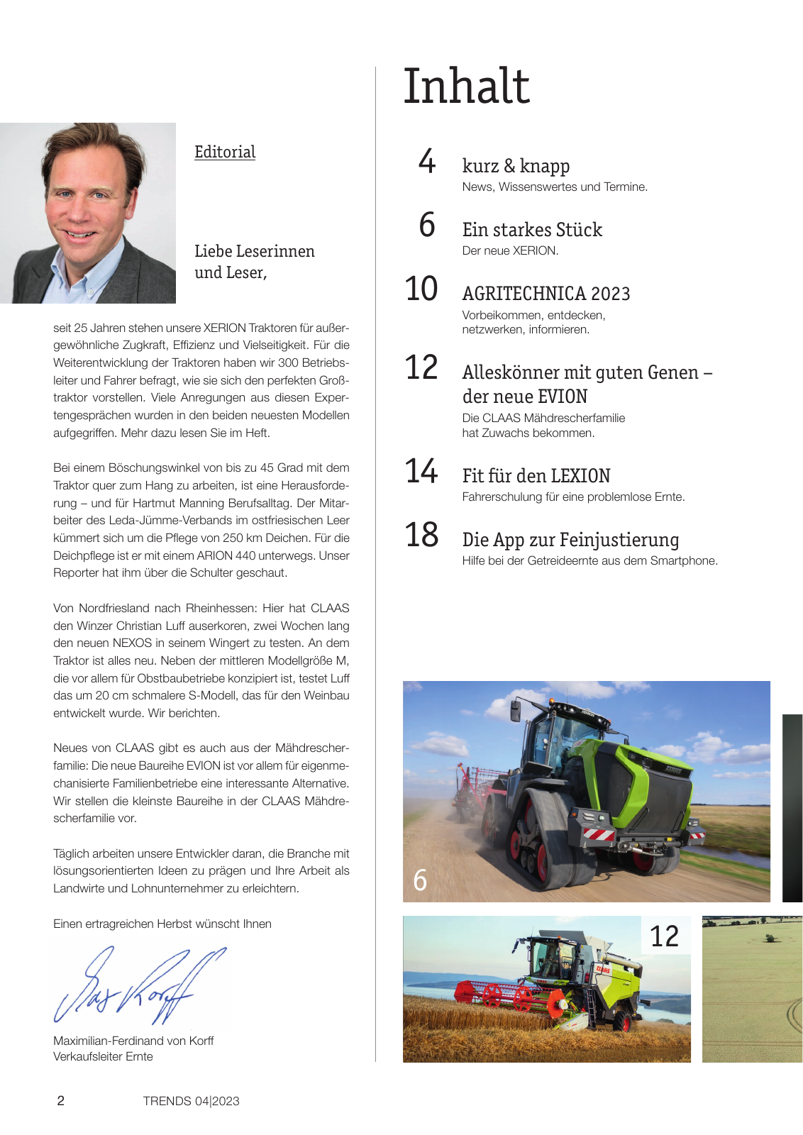Vorschau CLAAS Trends 4-2023 Seite 2