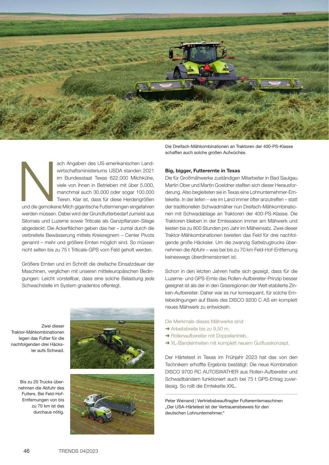 Vorschau CLAAS Trends 4-2023 Seite 46
