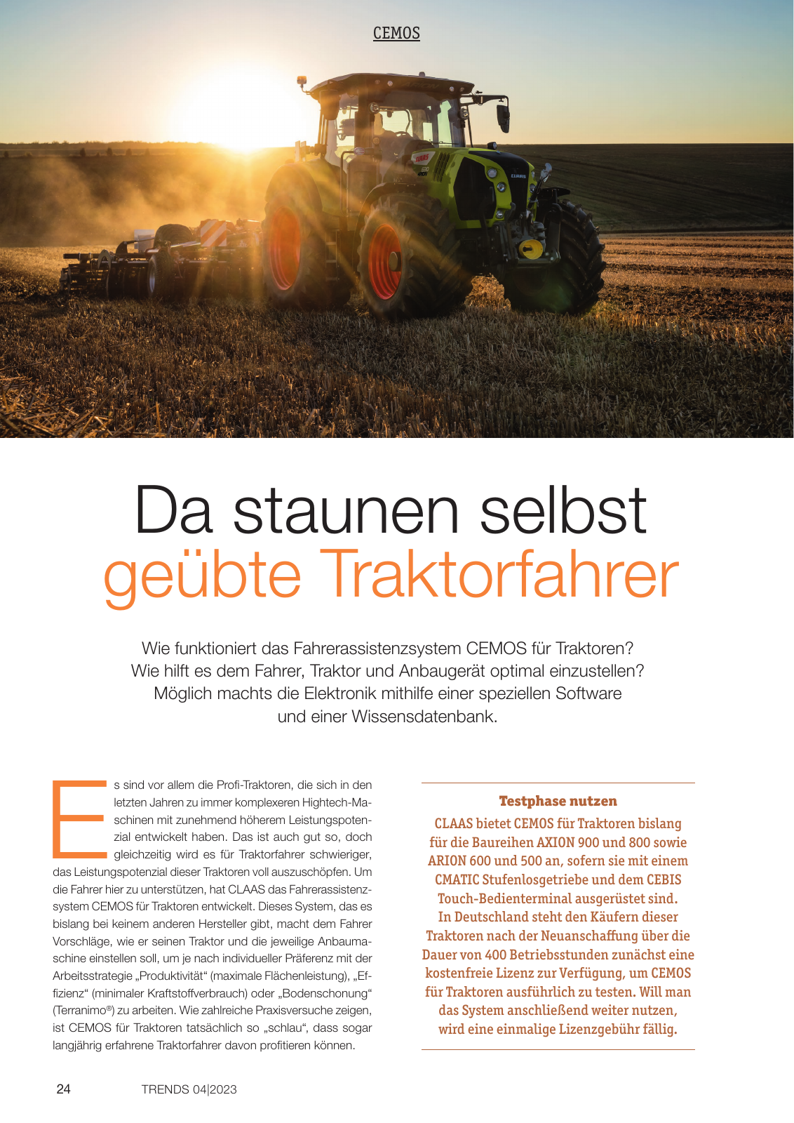 Vorschau CLAAS Trends 4-2023 Seite 24