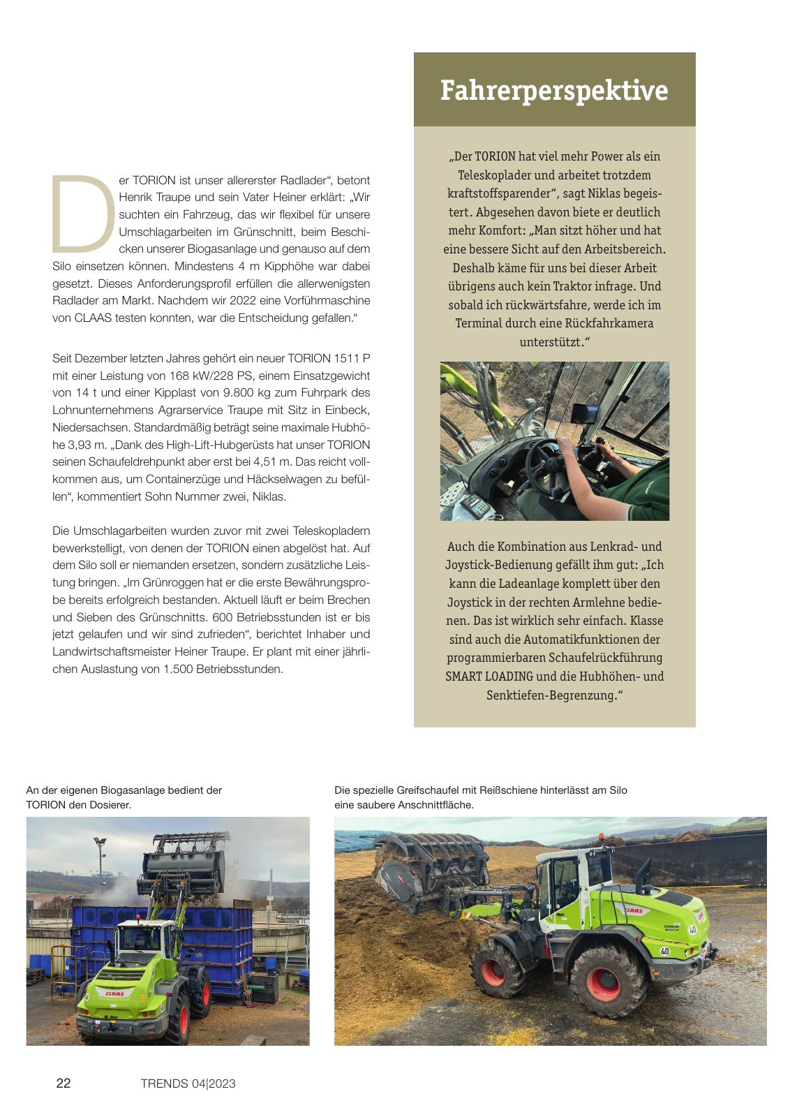 Vorschau CLAAS Trends 4-2023 Seite 22