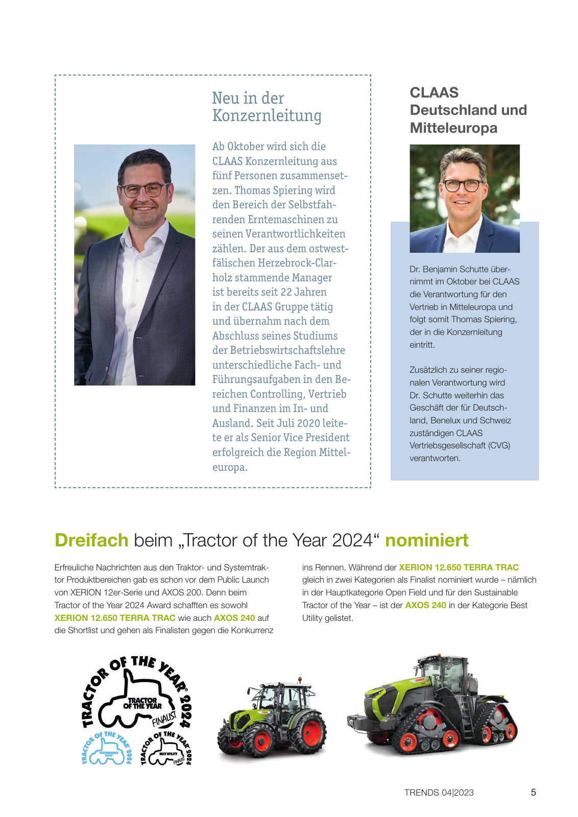 Vorschau CLAAS Trends 4-2023 Seite 5